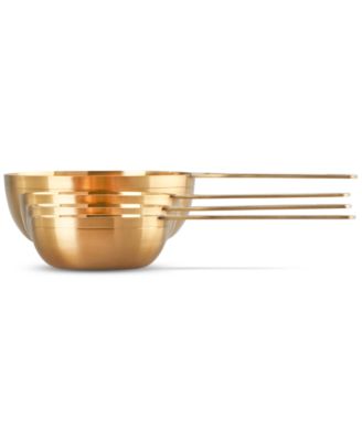 Gold-Tone Measuring Cups, Set of 4