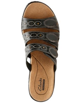 Leisa Cacti Q Triple Strap Slide Sandals