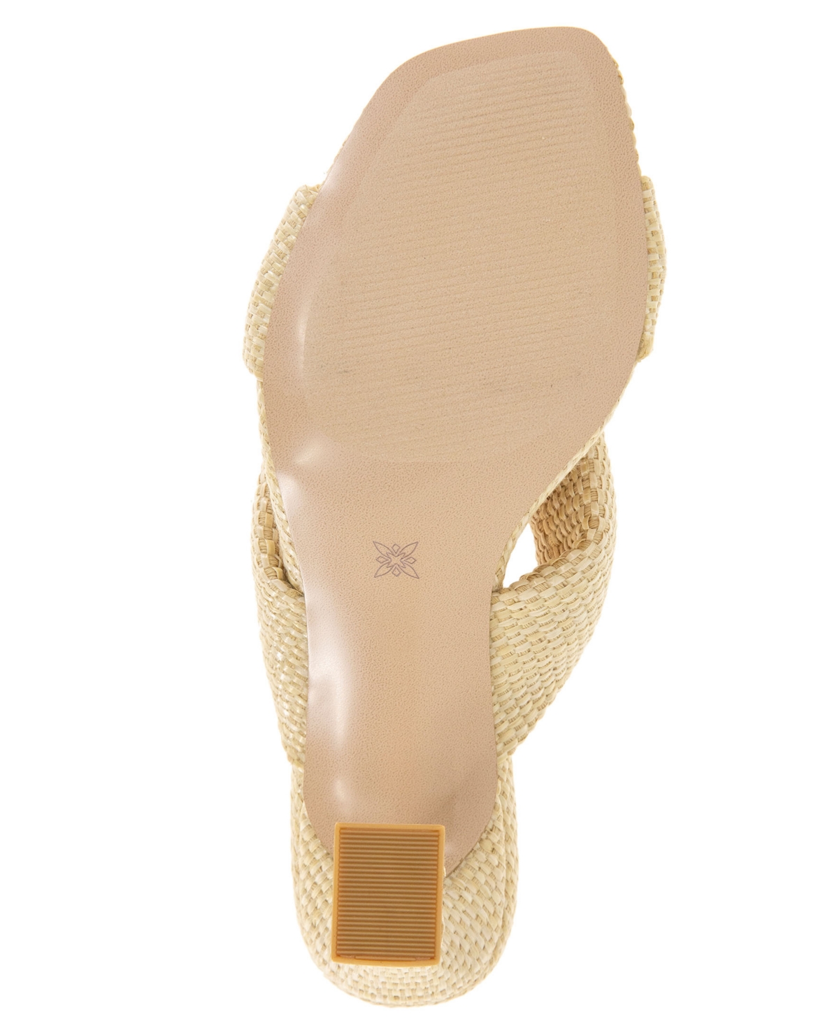 BCBGeneration Women's Rooba Slide Raffia Dress Sandals