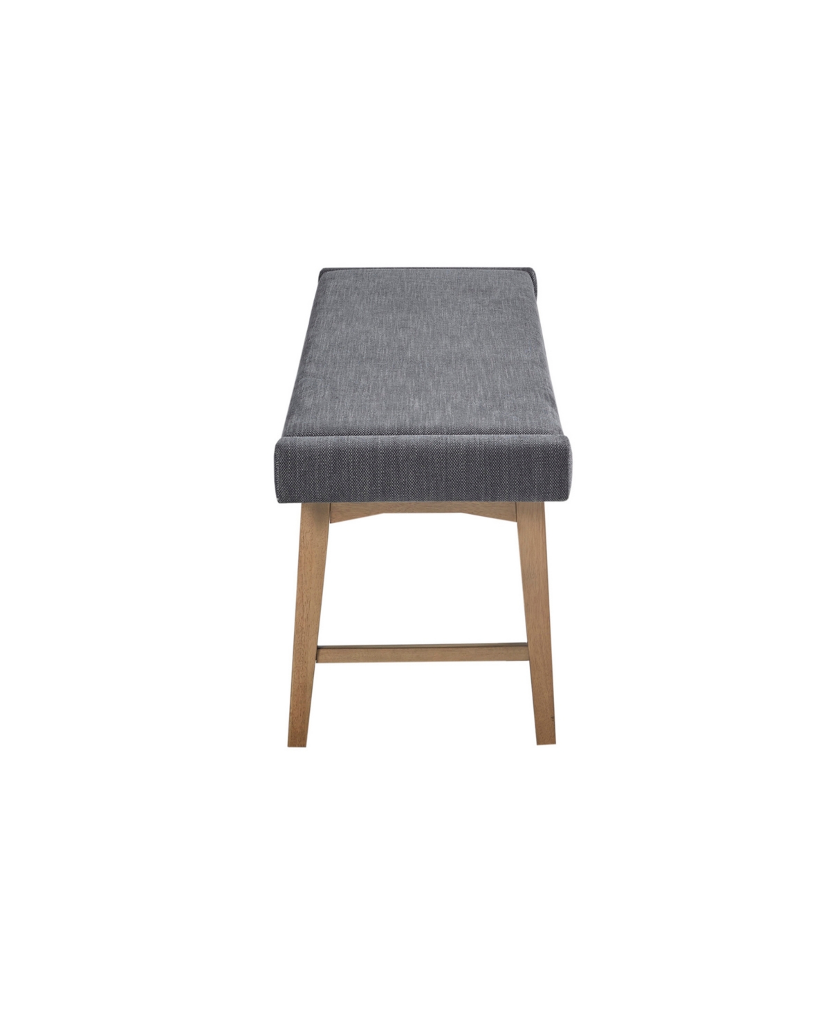 Ink+ivy April 56" Fabric Upholstered Accent Bench In Grey Multi