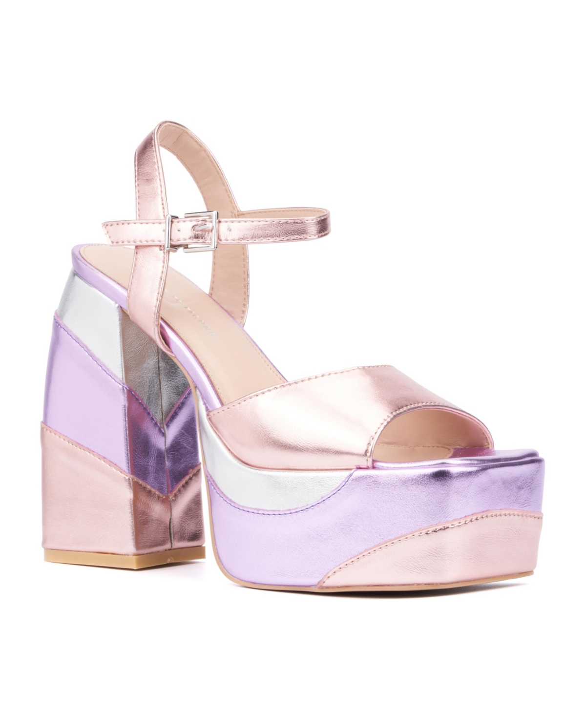 Women's Imogen Platform Heel Sandal - Wide Width - Lavender