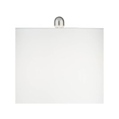 LED Modern Coastal Accent Table Lamps 24 1/2" High Set of 2 Scalloped White Ceramic Drum Shade for Bedroom Living Room Bedside Nightstand