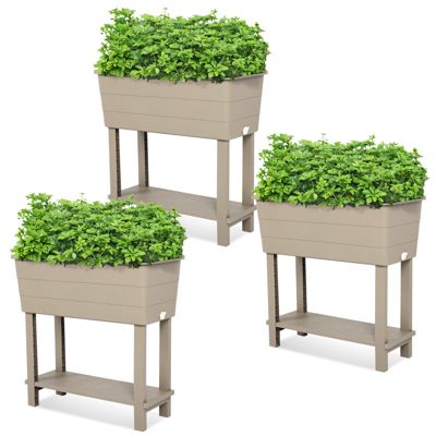 Malysha Outdoor Elevated Planter (Set of 3) See More by Winston Porter