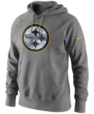 steelers hoodie grey