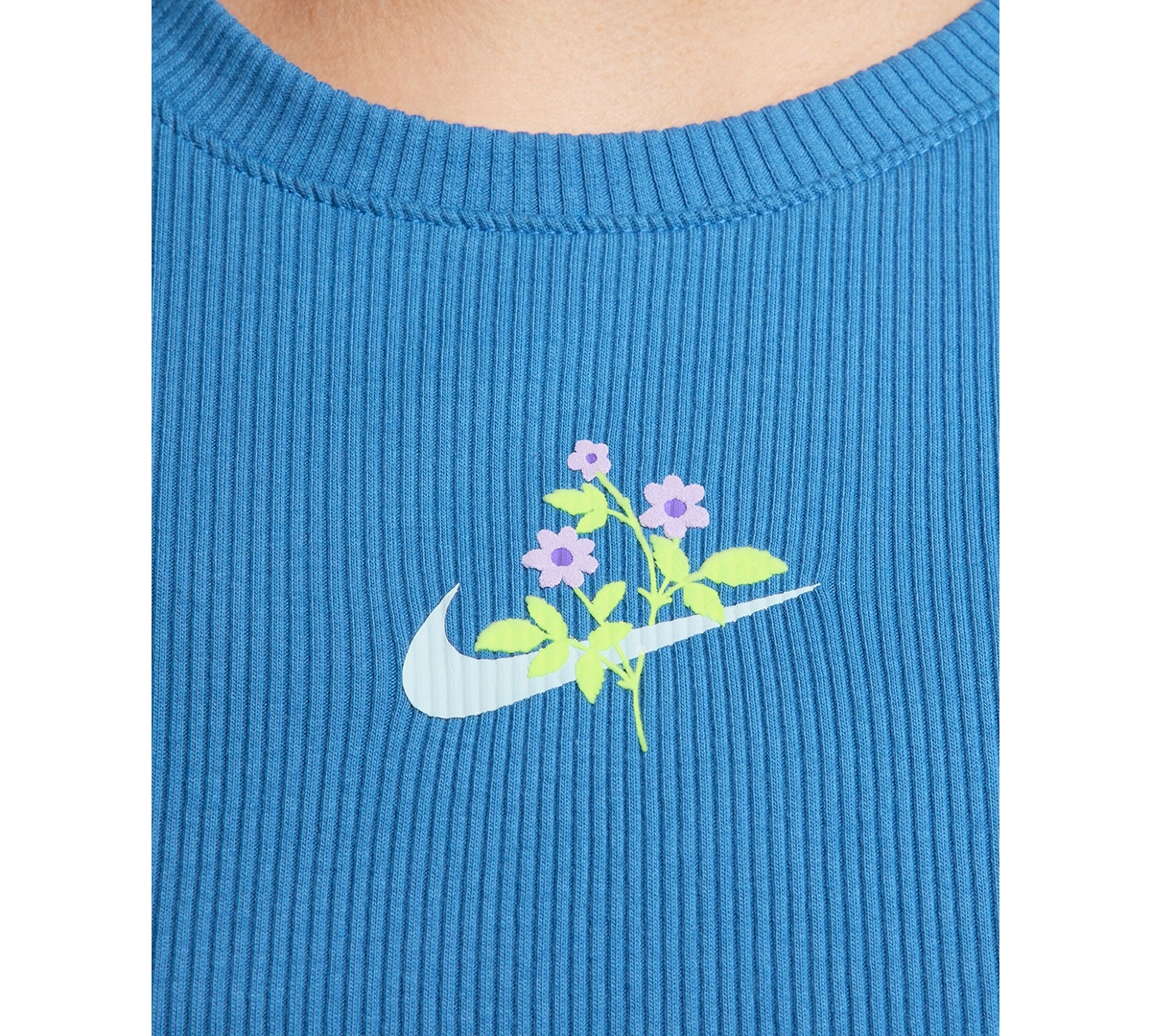 Nike Women's Sportswear Essential Cropped Ribbed Tank Top