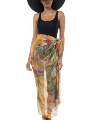I.N.C. International Concepts - Women's Jungle-Print Oversized Square Scarf