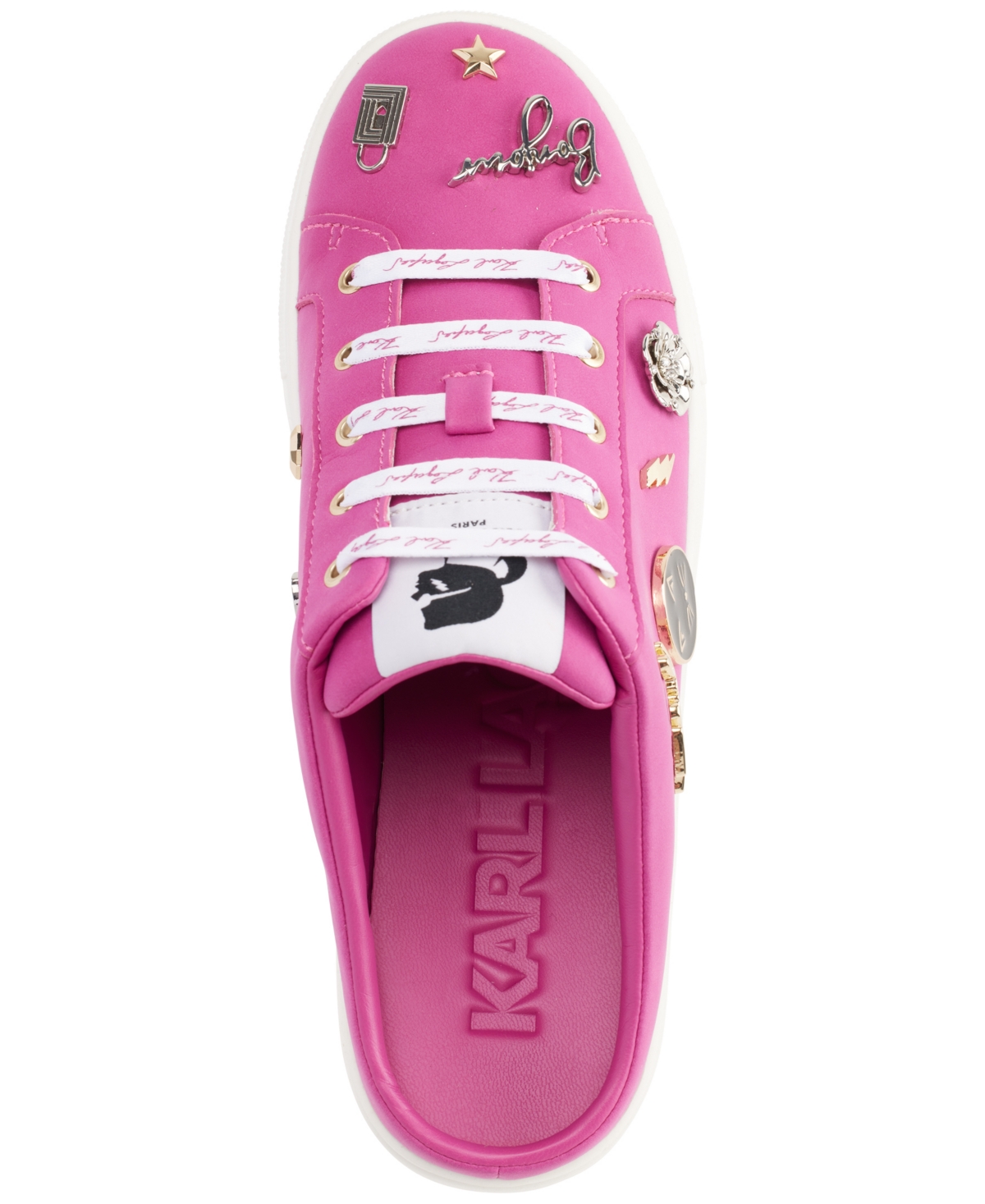 Shop Karl Lagerfeld Cordelia Sneaker Mules In Bright White