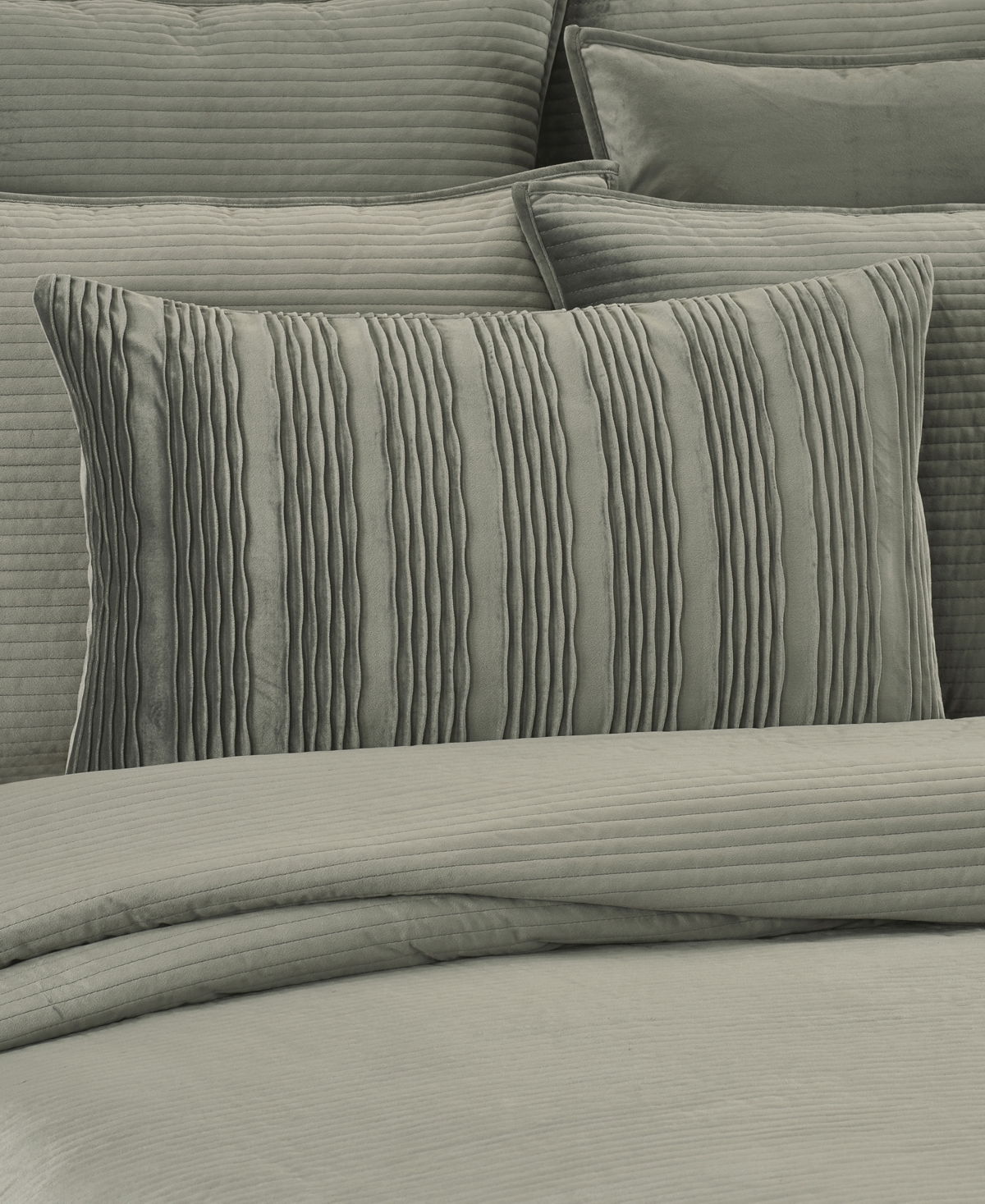J Queen New York Townsend Wave Lumbar Decorative Pillow Cover,
