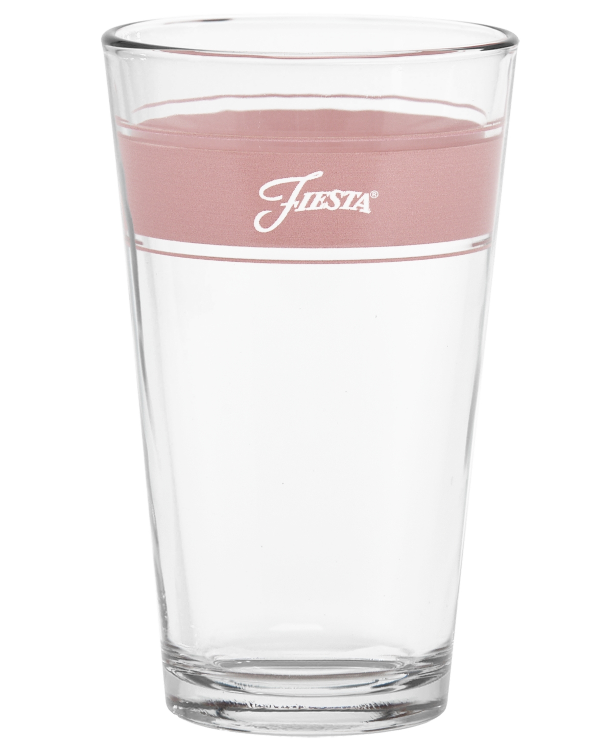 Fiesta Tropical Frame Ounce Tapered Cooler Glass, Set of 4 - Turquoise, Lemongrass and Peony
