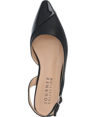 Women's Daphnne Slingback Pointed Cap Toe Flats
