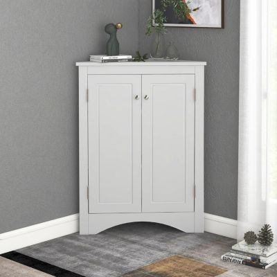  17 x 17 x 31 inches Adjustable Shelf Bathroom Storage Cabinet