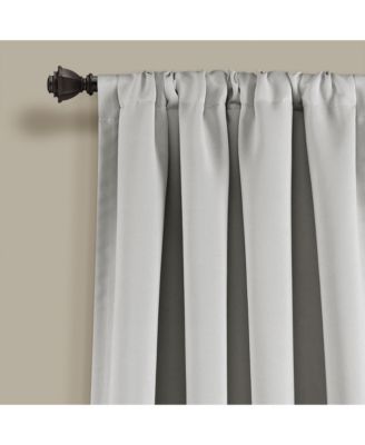 Insulated Rod Pocket Blackout Window Curtain Panels