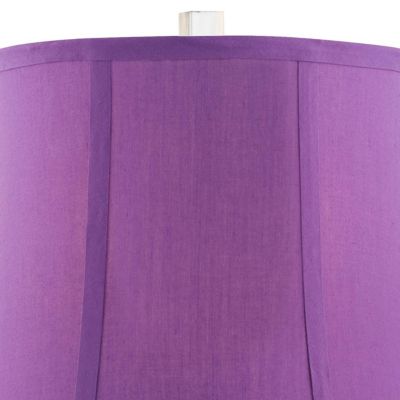 Bijoux Modern Table Lamp 25 1/2" High Multi Colored Stacked Gem Purple Shade for Bedroom Living Room Bedside Nightstand Office Family