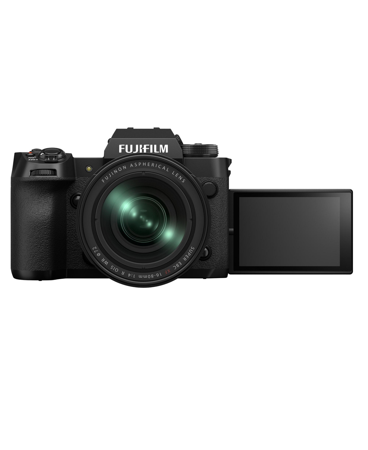 Fujifilm X-H2 40 Mp Body with XF16-80mm F4 R Ois Wr Lens Bundle - Black
