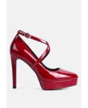 Burgundy pumps macys clearance