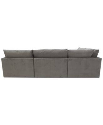 CLOSEOUT! Marsten 126" 4-Pc. Fabric Sectional Sofa, Created for Macy's