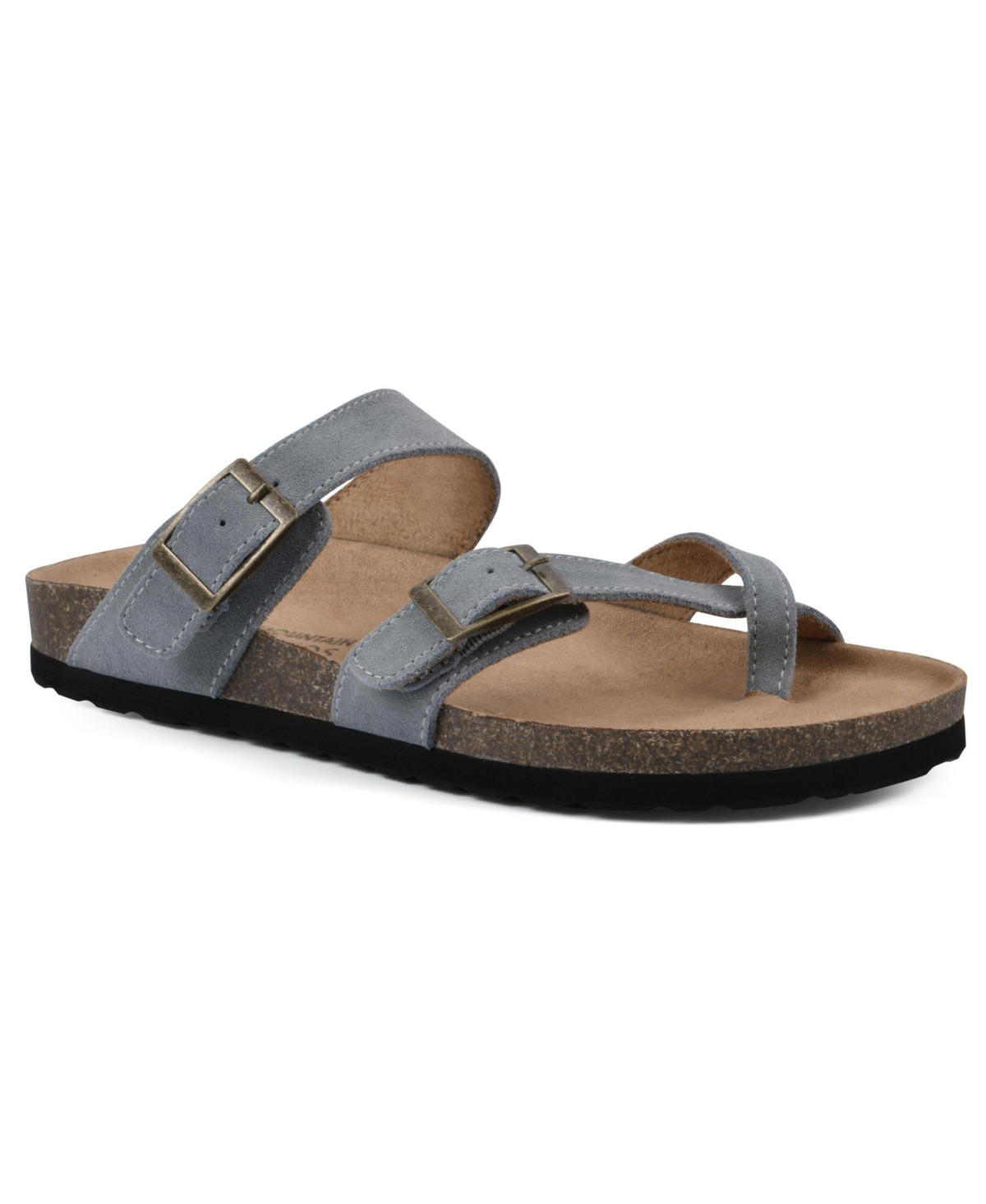 Women's Gracie Footbed Sandals - Blue Raspberry Leather