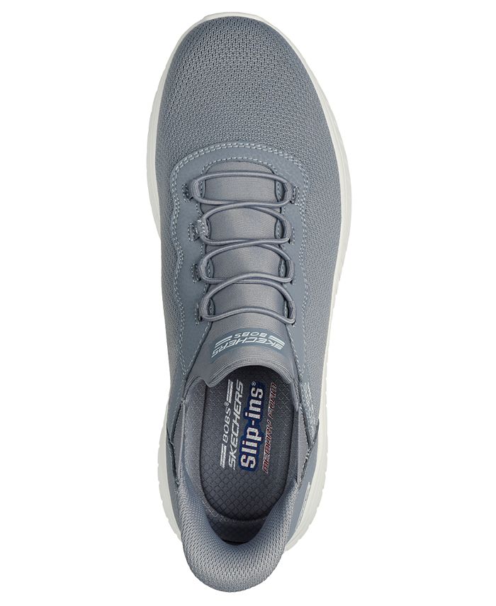 Skechers Men's Slip-ins- BOBS Sport Squad Chaos - Daily Hype Memory Foam Slip-On Casual Sneakers from Finish Line - Gray - 11.5