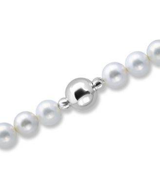 White Shell Pearl Stretch Bracelet