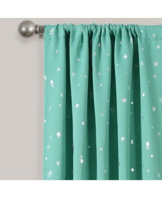 Star Blackout Window Curtain Panels
