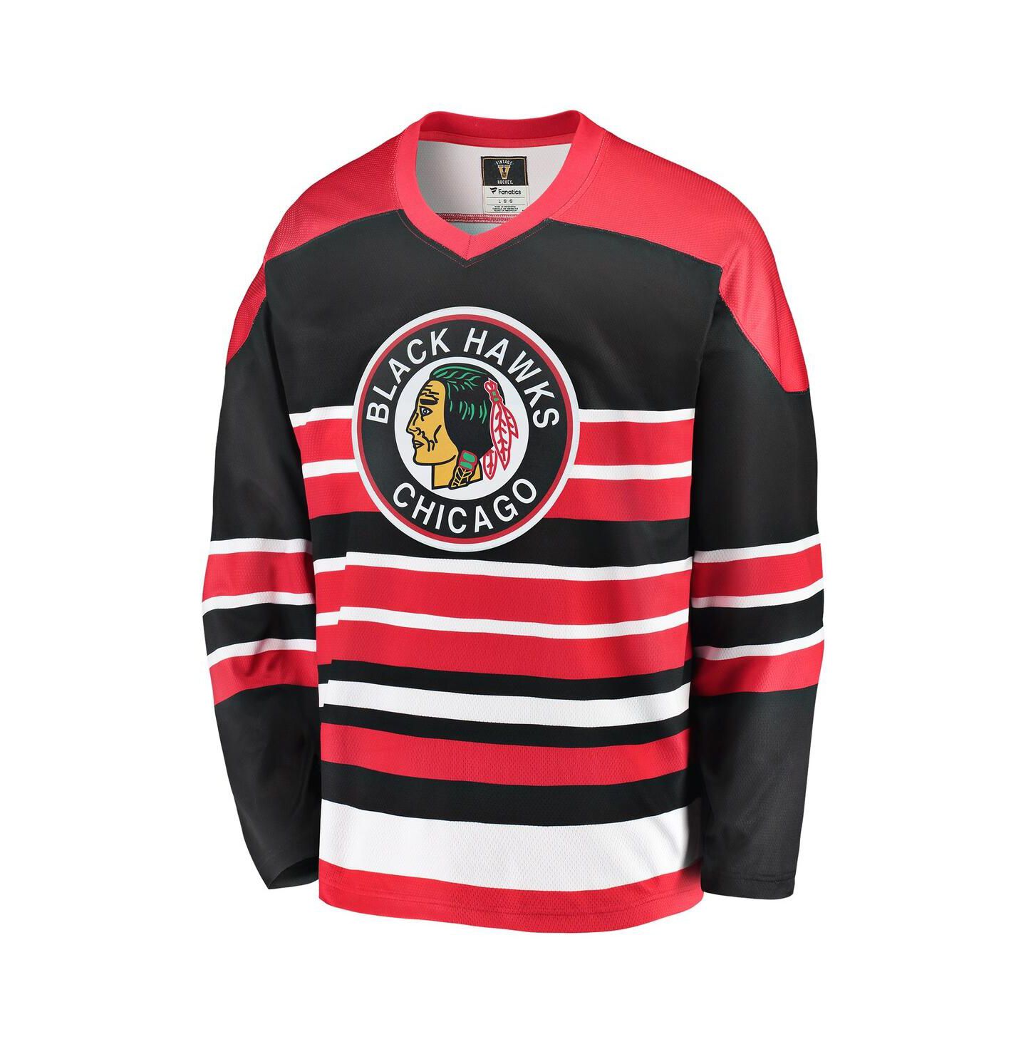 Мужской топ Fanatics Bobby Hull Red Chicago Blackhawks Premier Breakaway Retired Player Jersey — фото 2