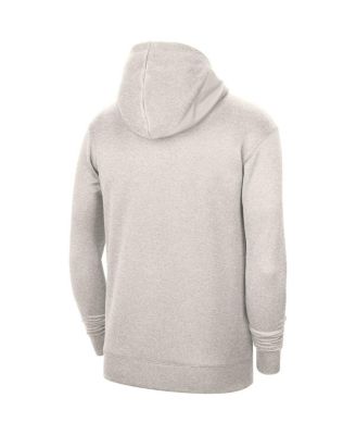 Men's White Brooklyn Nets 2021-2022 Spotlight On Court Performance Practice Pullover Hoodie