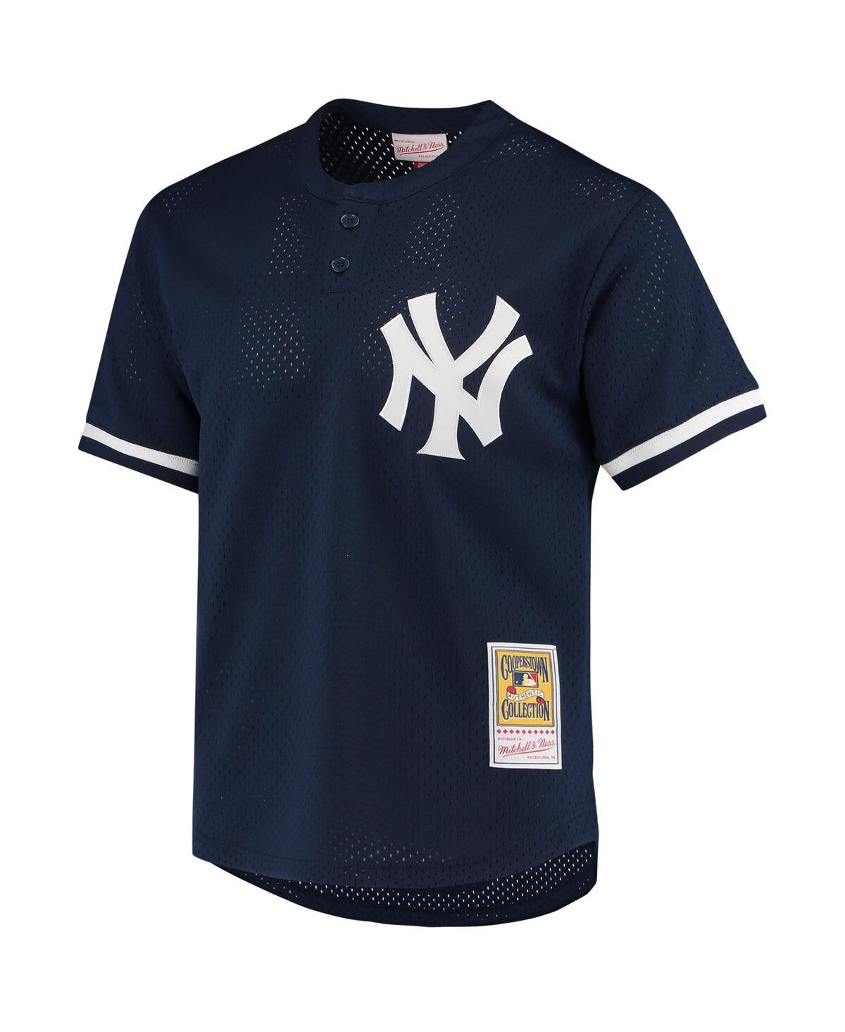 Men's Mitchell & Ness Derek JeterNew York Yankees Cooperstown Collection 1995 Batting Practice Jersey - Navy