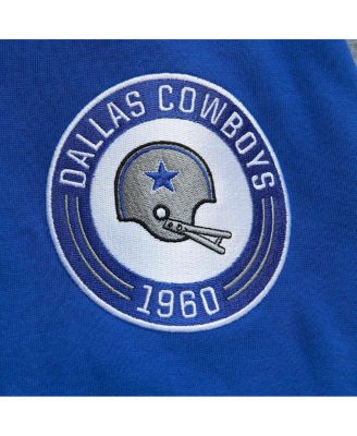 Men's Royal Dallas Cowboys All Over 2.0 Pullover Sweatshirt