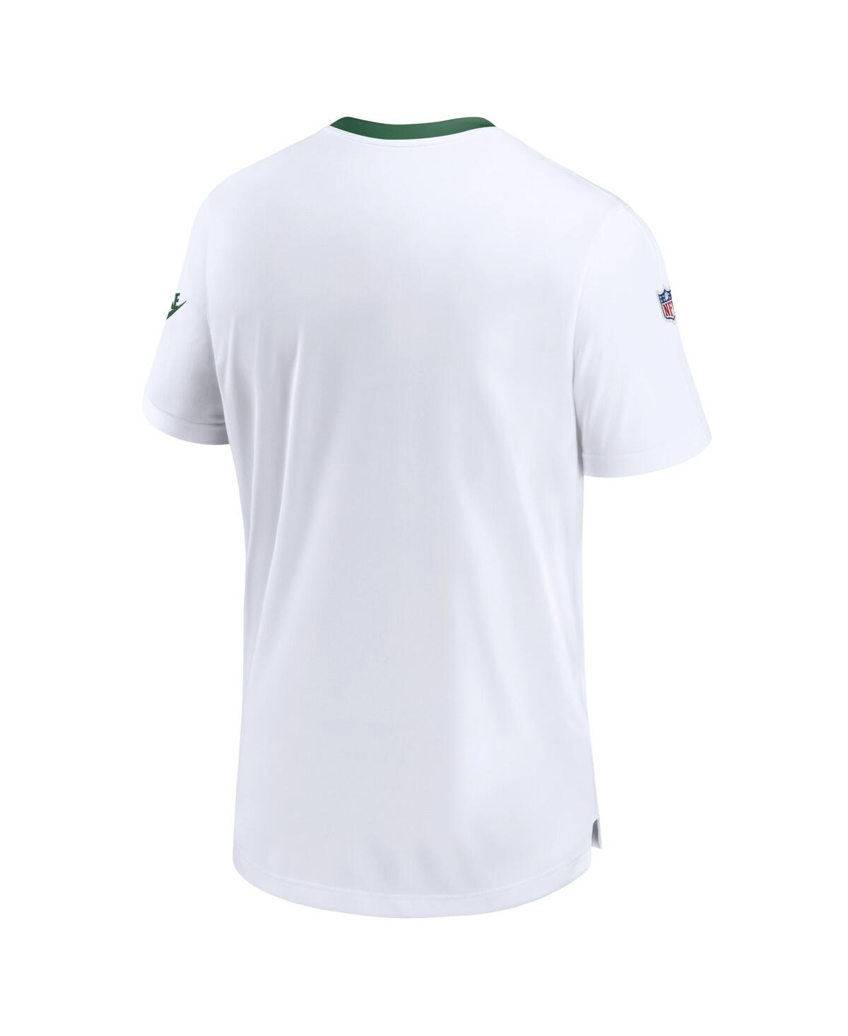 Men's NikeDistressed Philadelphia Eagles Sideline Coaches Alternate Performance T-shirt - White