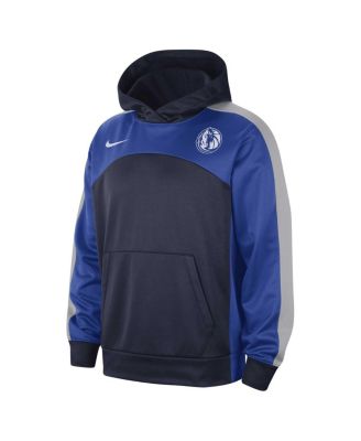 Men's Navy, Blue Dallas Mavericks Authentic Starting Five Force Performance Pullover Hoodie