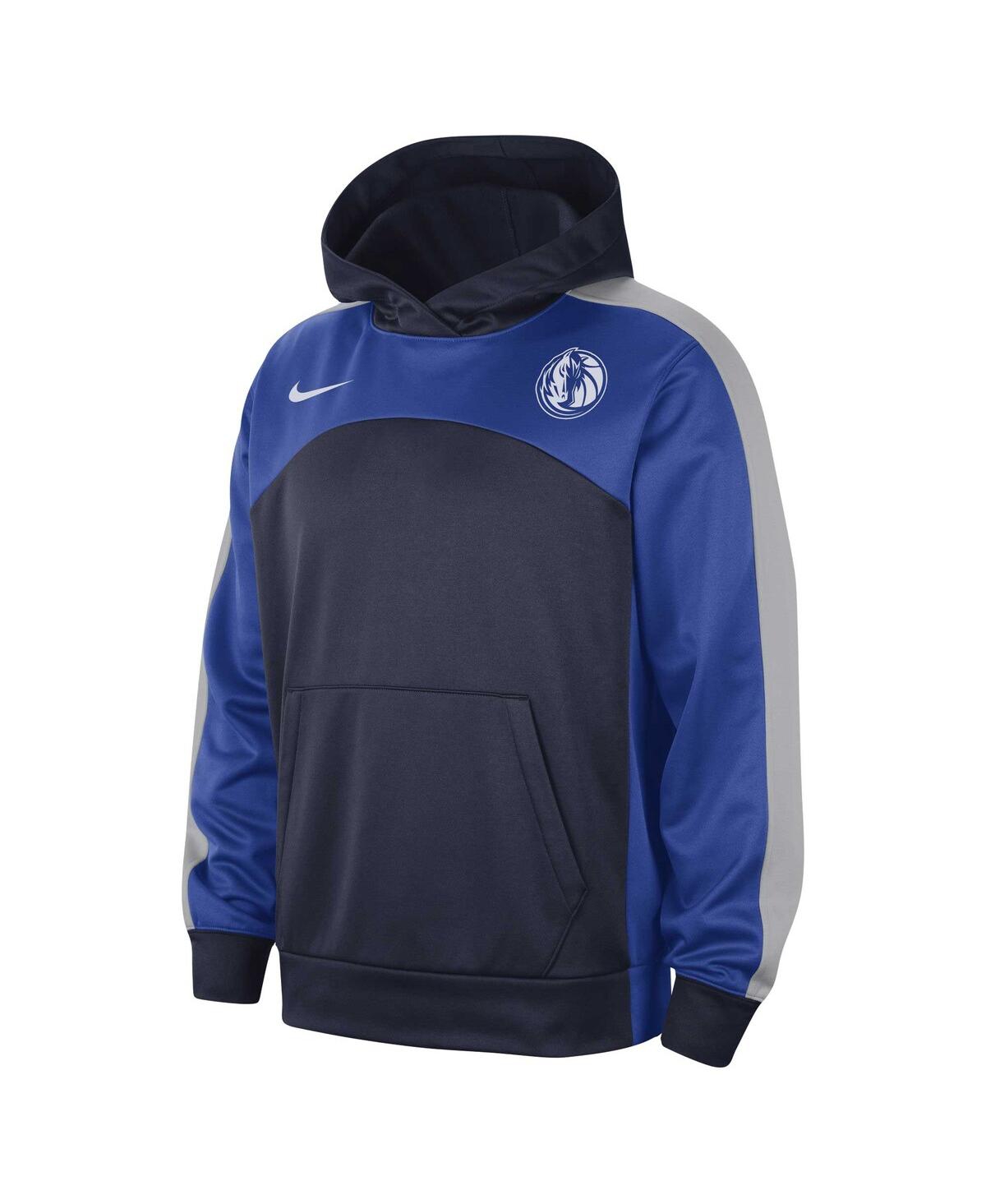 Men's Nike Blue Dallas Mavericks Authentic Starting Five Force Performance Pullover Hoodie - Blue