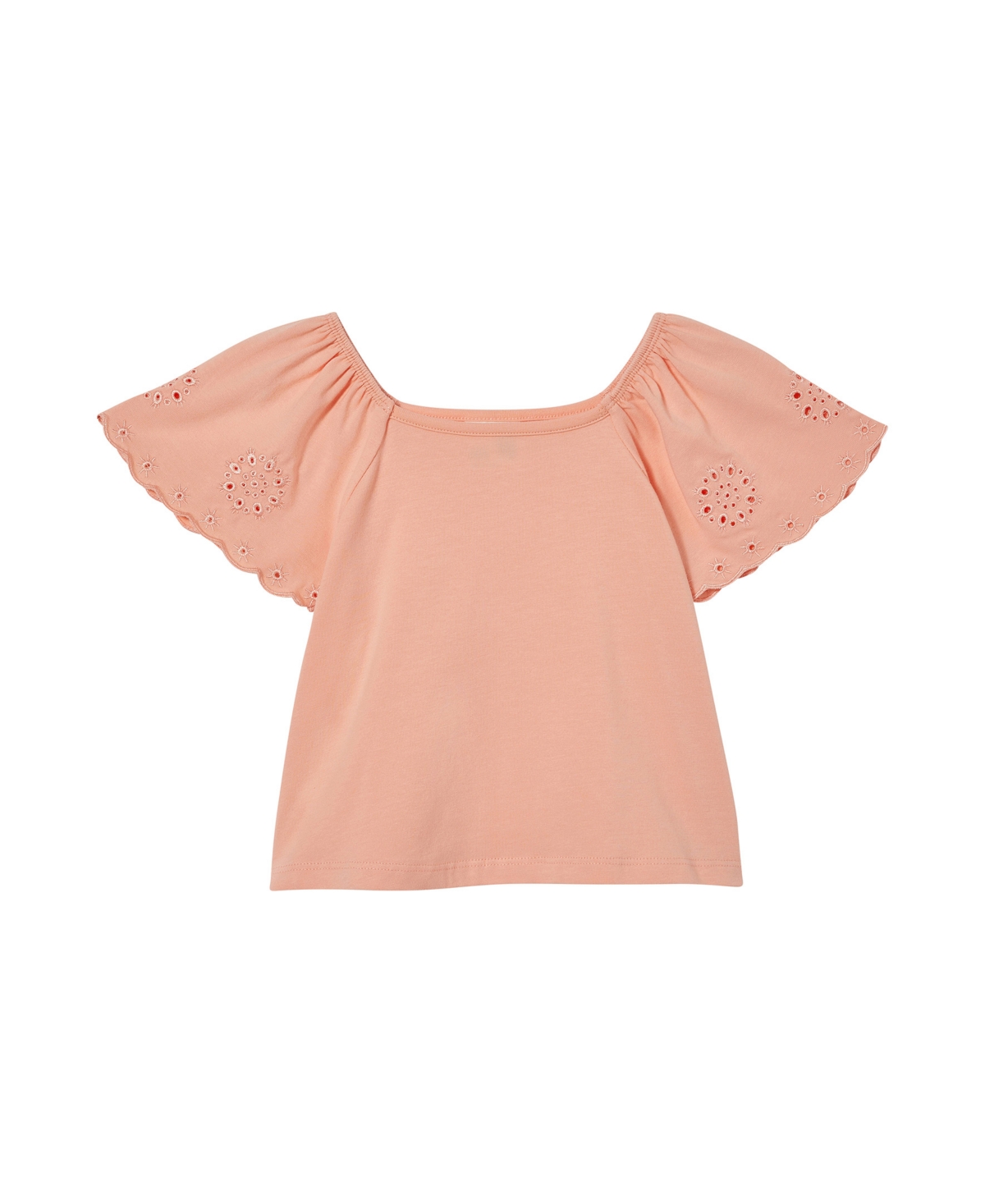 Cotton On Babies' Toddler Girls Ava Short Sleeve Top In Tropical Orange