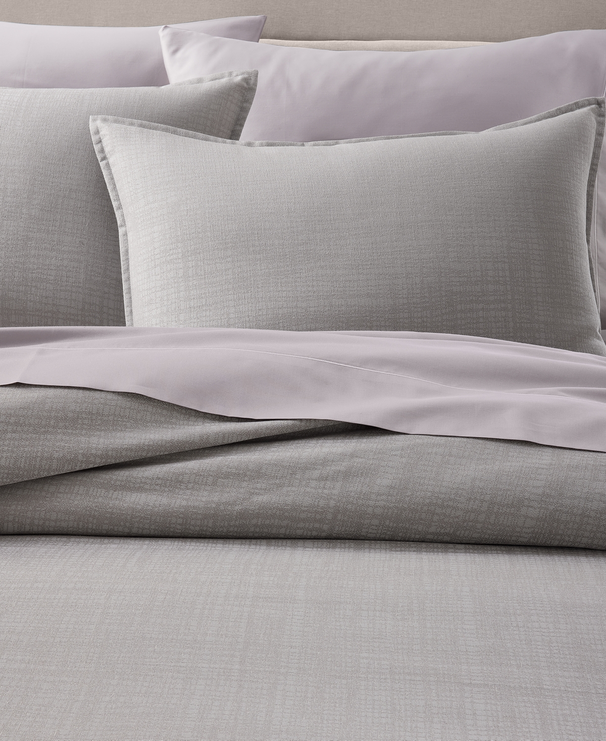 Hotel Collection Modern Crosshatch Duvet Cover Set, Full/Queen, Exclusively at Macy's