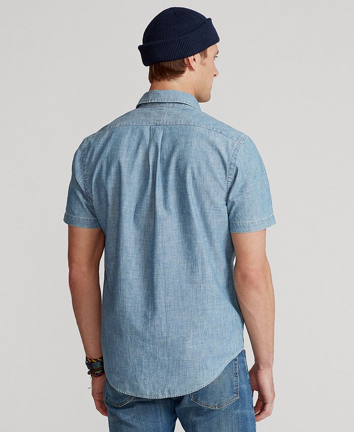 Polo Ralph Lauren Men's SlimFit Chambray Shirt Macy's