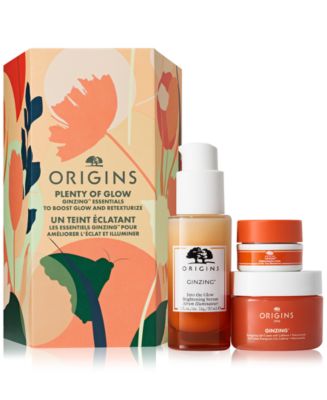 Origins 3-Pc. Plenty Of Glow GinZing Skincare Essentials Set - Macy's