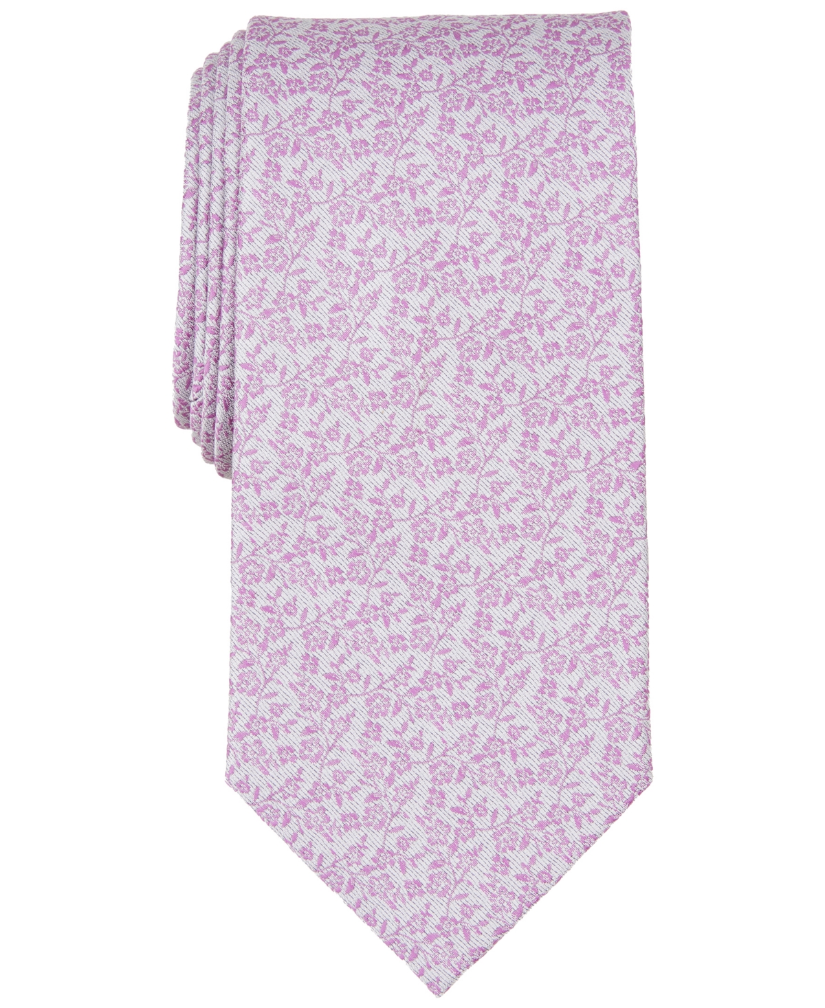 Michael Kors Men's Linley Floral Tie In Lavender