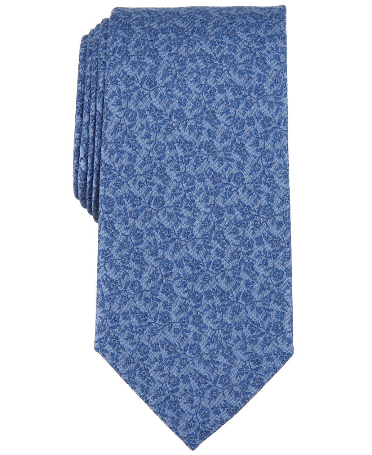 Michael Kors Men's Linley Floral Tie In Blue