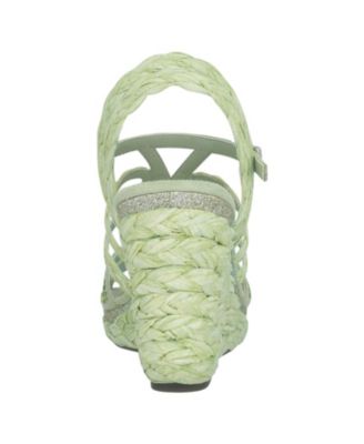 Women's Omalia Raffia Platform Wedge Sandals