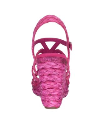 Women's Omalia Raffia Platform Wedge Sandals