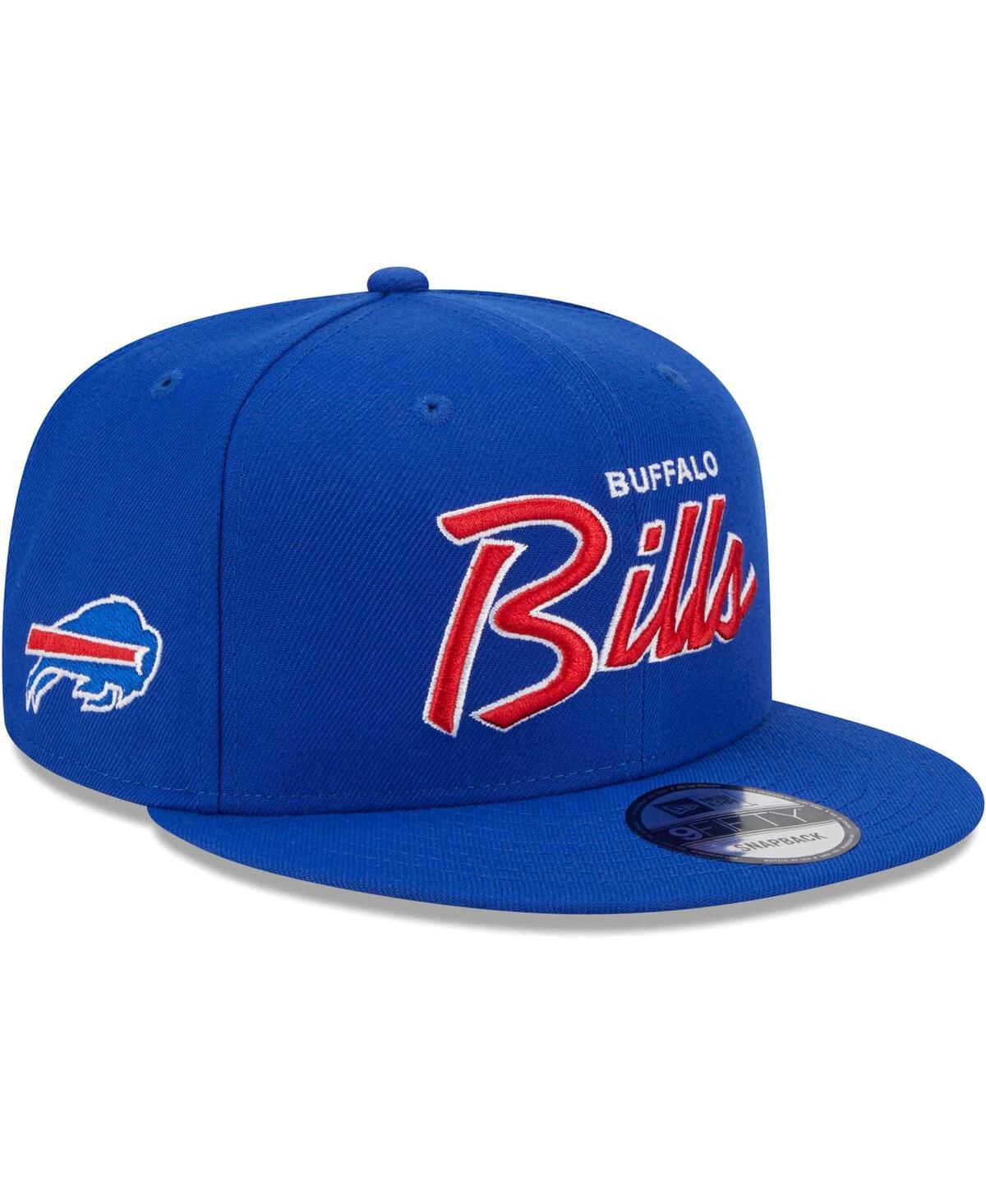 Мужская кепка-бейсболка Royal Buffalo Bills Main Script 9FIFTY Snapback