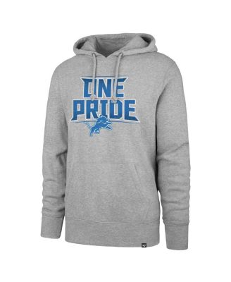 Men's Gray Detroit Lions Regional Headline Pullover Hoodie