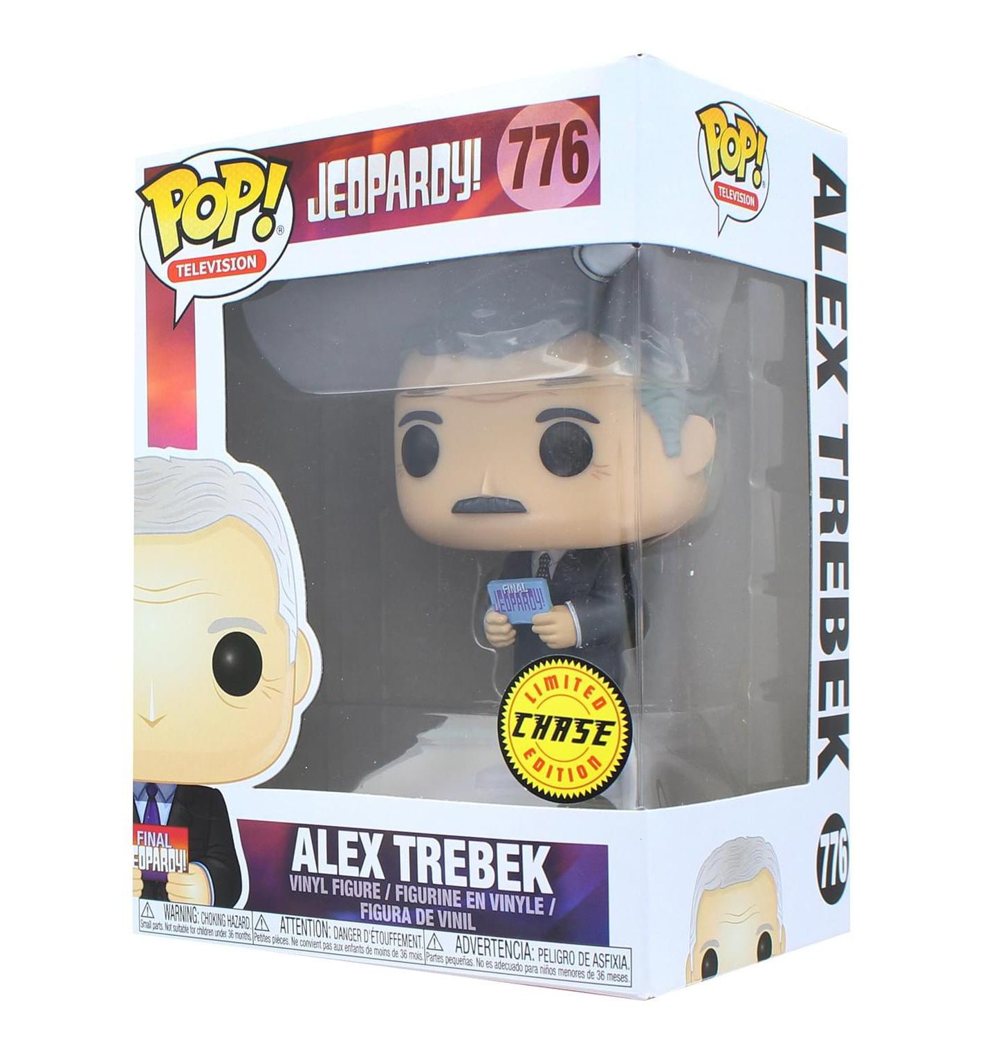 Виниловая фигурка Funko Pop! Jeopardy Alex Trebek, лимитированная Chase, 3.75", от 3 лет, цвет: Open Miscellaneous — фото 3