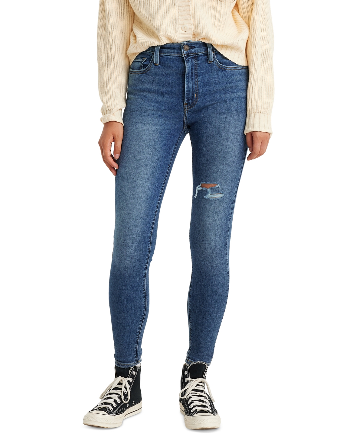 Shop Levi's Women's 720 High-rise Stretchy Super-skinny Jeans In Oh Snap It