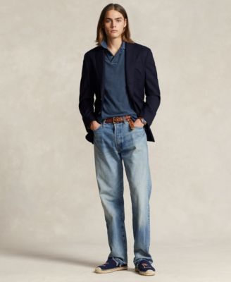 Polo Ralph Lauren Men's Custom Slim Polo Bear Mesh Polo Shirt