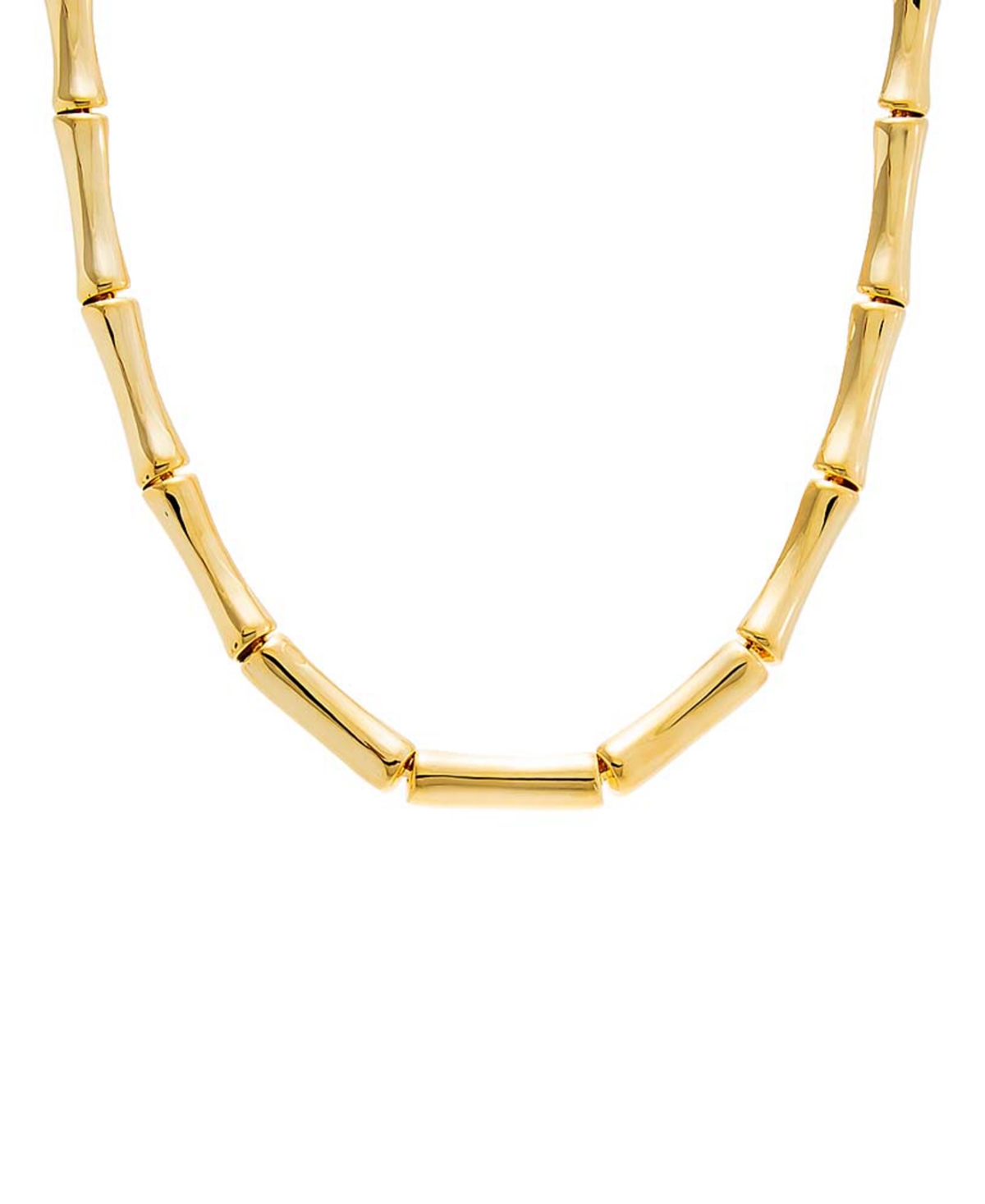 Chunky Bamboo Necklace - Gold