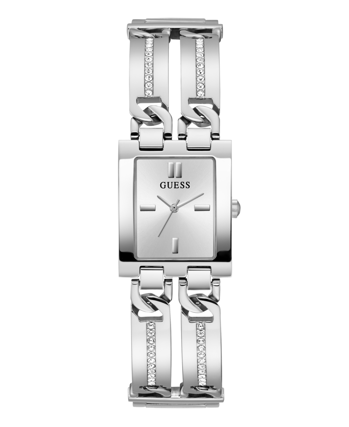 Shop Guess Women's Analog Silver-tone 100% Steel Watch 39mm