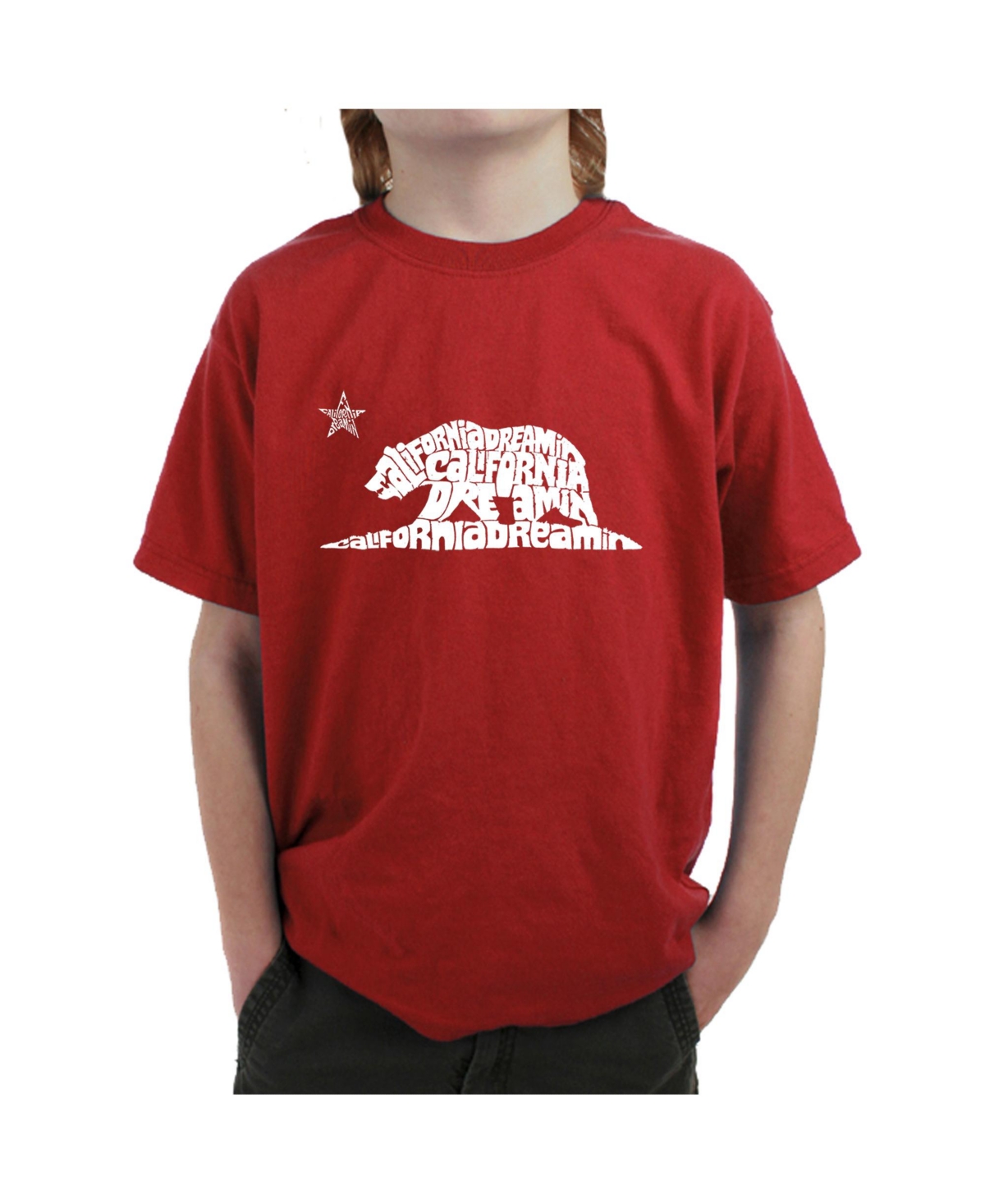 Boy's Word Art T-shirt - California Dream in
