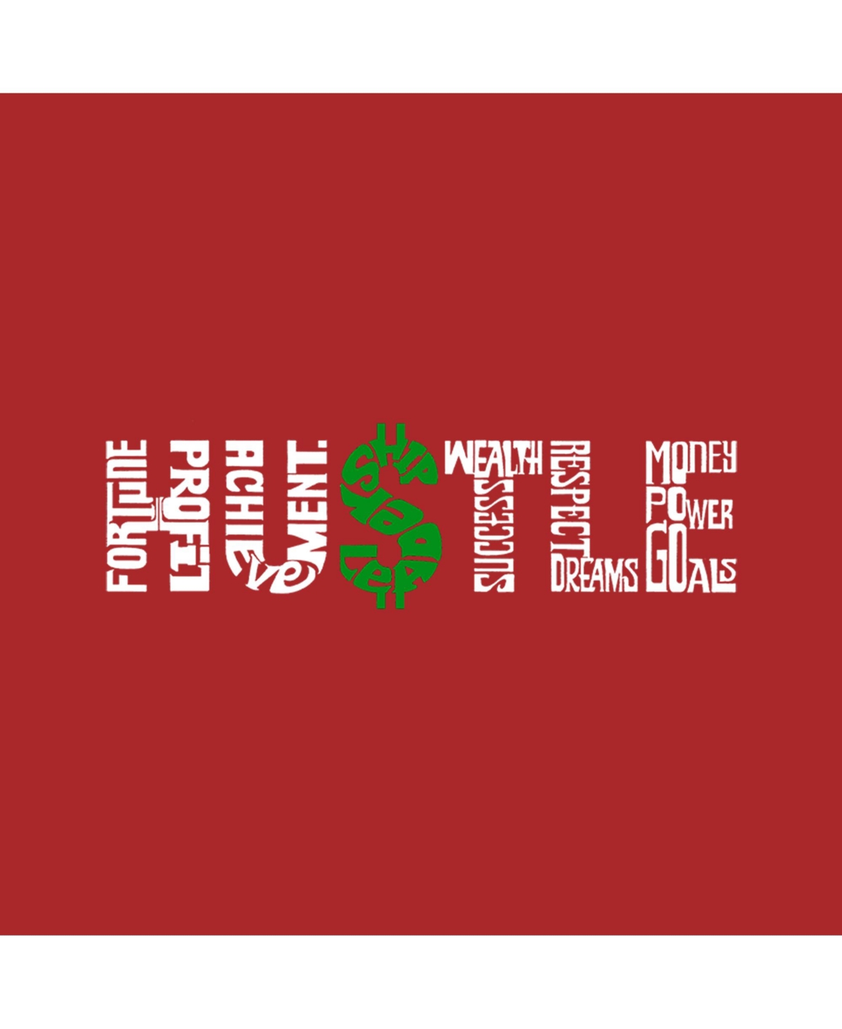 Boy's Word Art T-shirt - Hustle