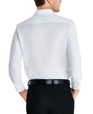 Perry Ellis Men's Modern-Fit Lux Twill Solid Dress Shirt