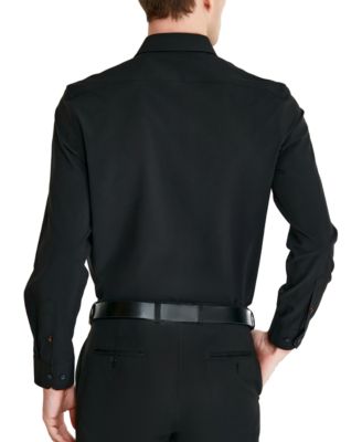 Men's Slim-Fit Solid Poplin Dress Shirt